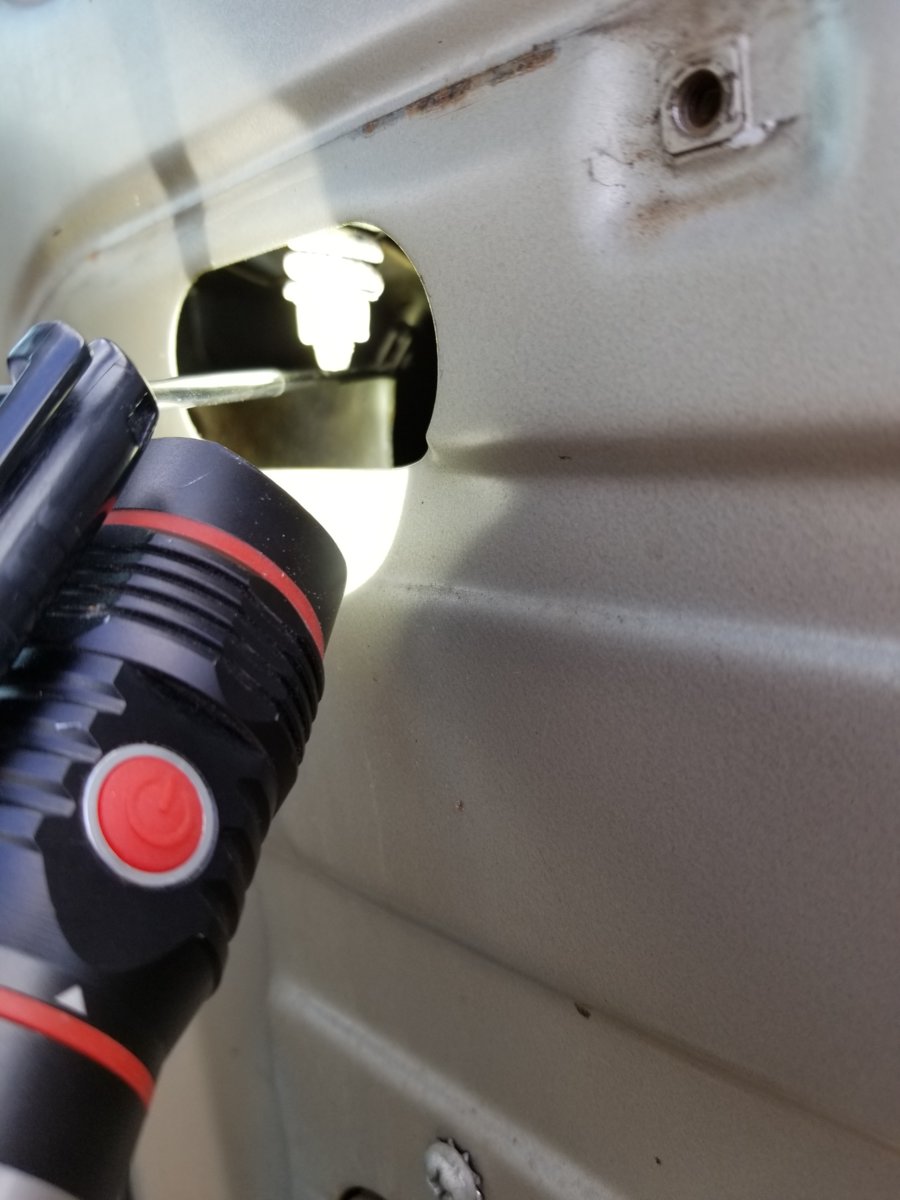 Magnet to locate holes