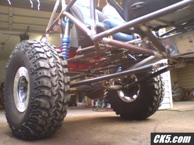 more suspension and shaved rear axle