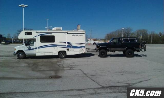 Motor Home tow rig