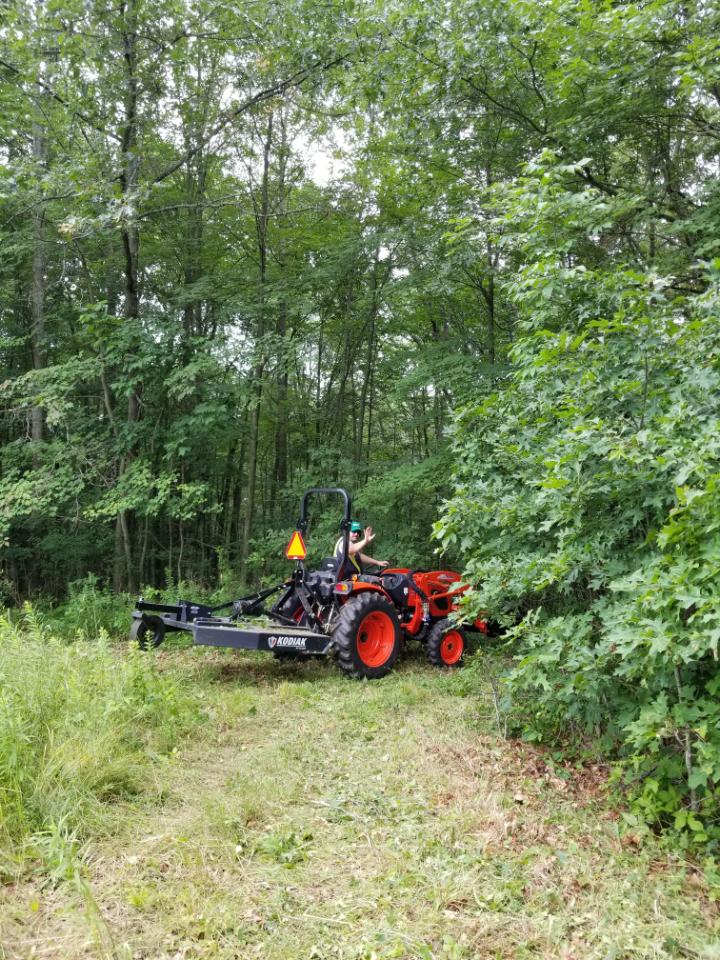 mowing