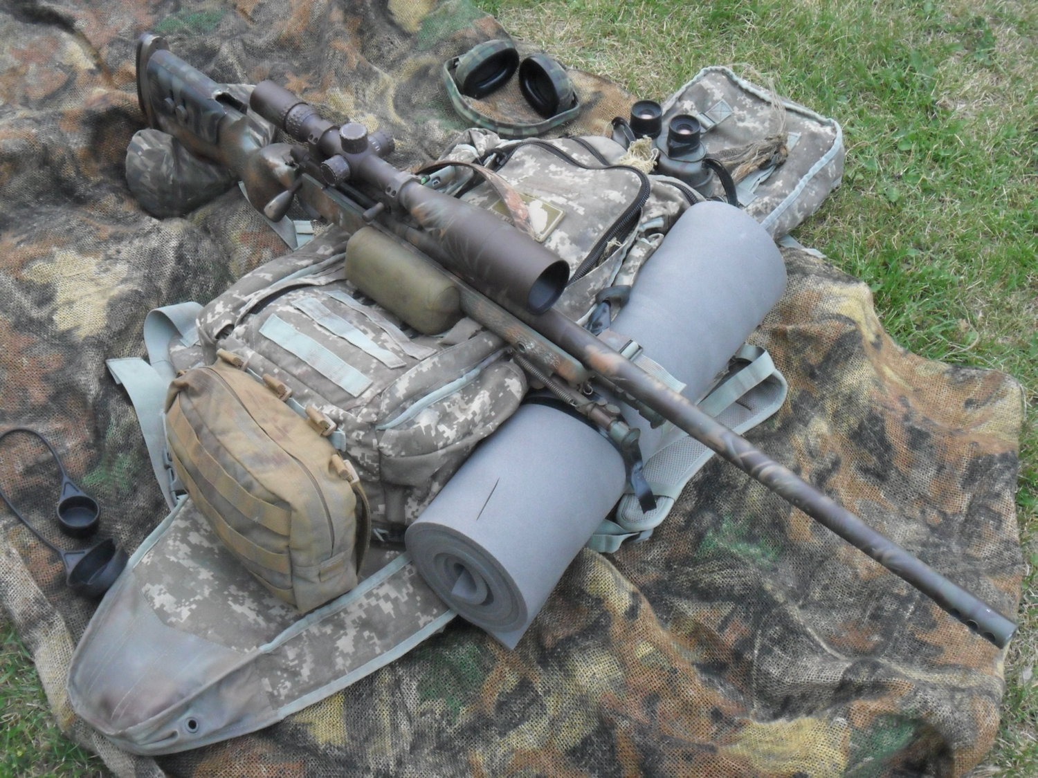 My 338 Lapua Mag I built for long range.