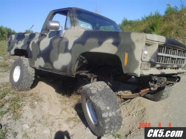 My 77 jimmy I built, 52s, 305/350/203 4:10, 8 lug 3/4 ton