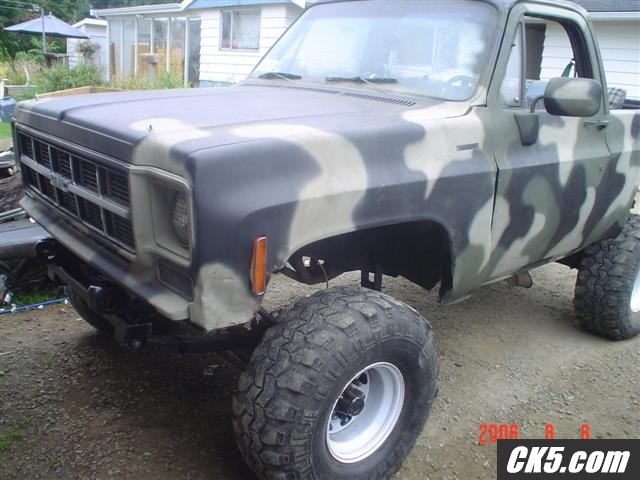 My 77 jimmy I built, 52s, 305/350/203 4:10, 8 lug 3/4 ton