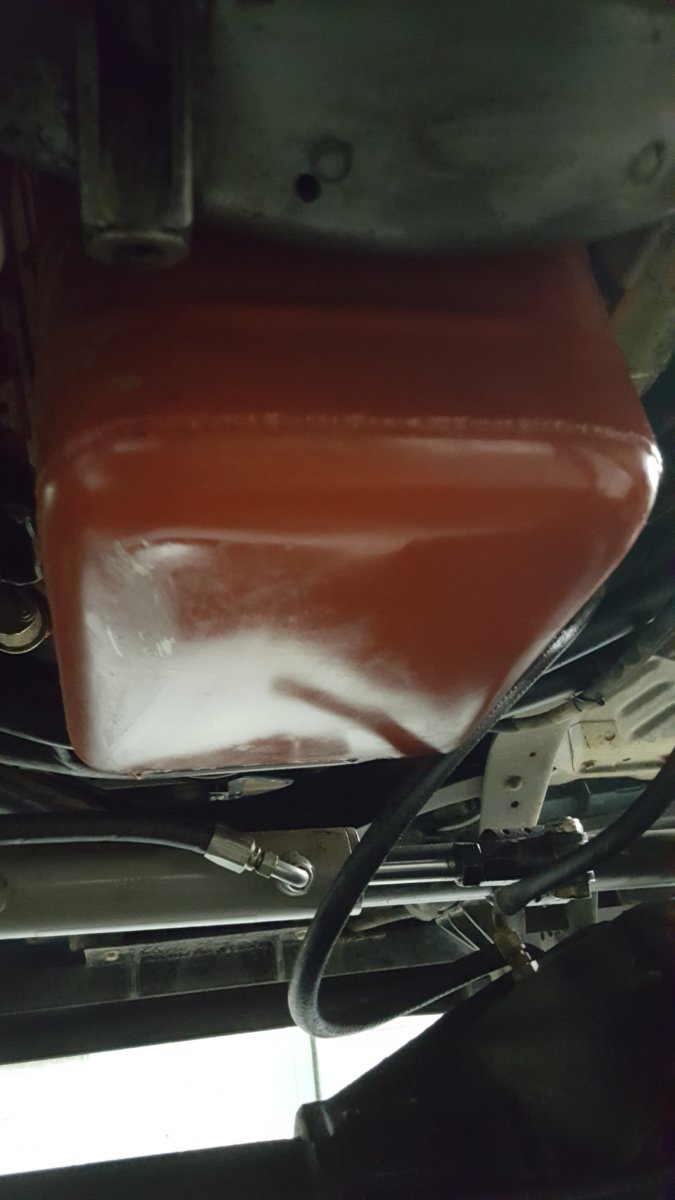 Mystery oil pan dent