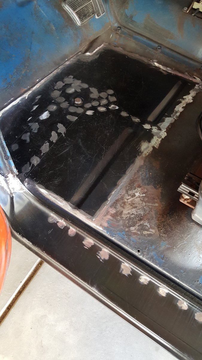 New drivers side floor installed