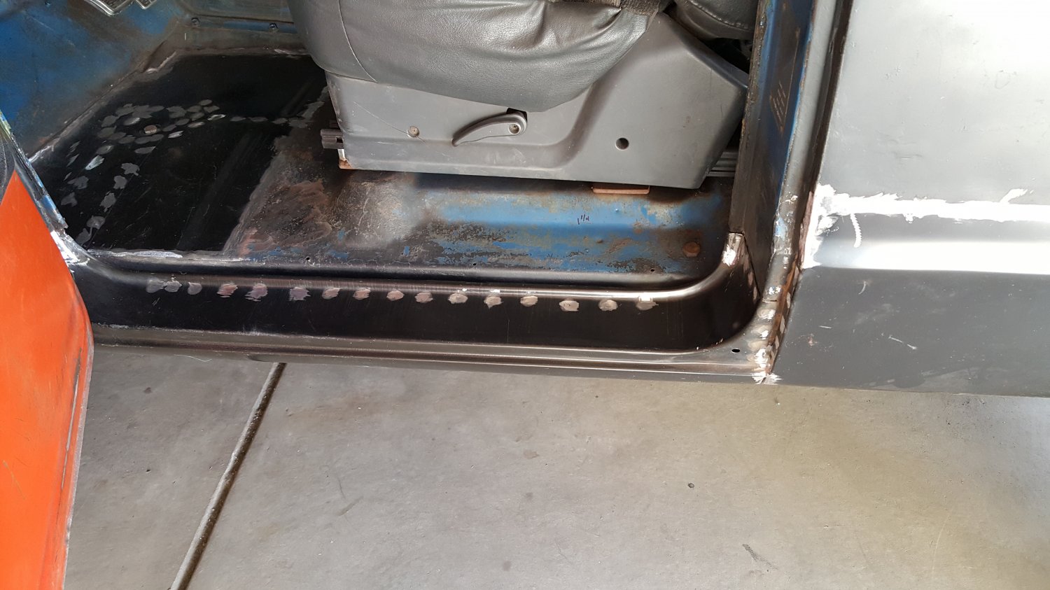 New drivers side rocker installed