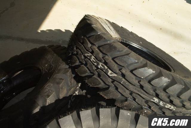 New Humvee tires