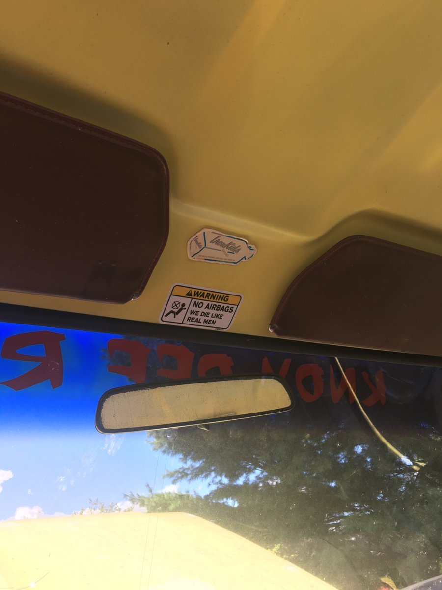 New warning sticker.