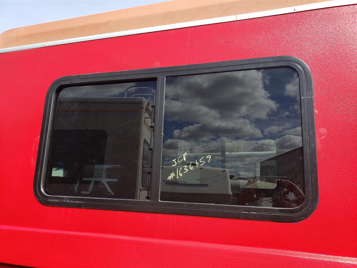 New windows in place and top painted.