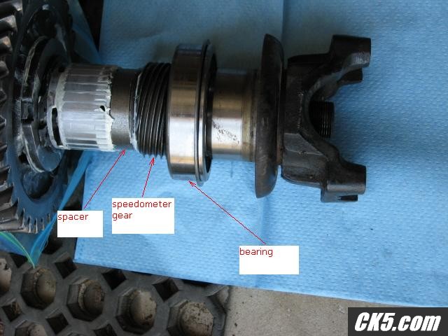 NP205 output shaft