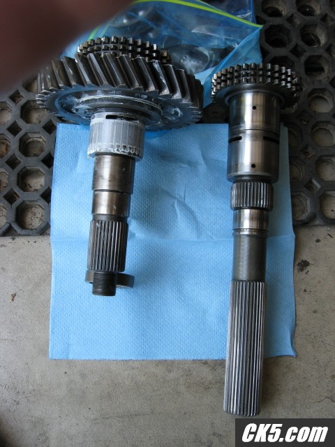 NP205 rear output shaft swap