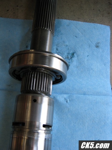 NP205 rear output shaft swap