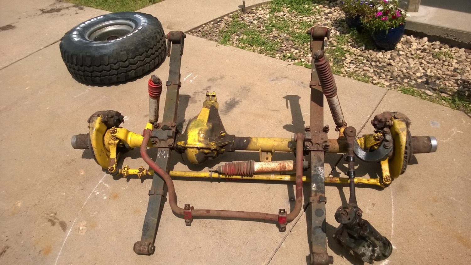 old axle