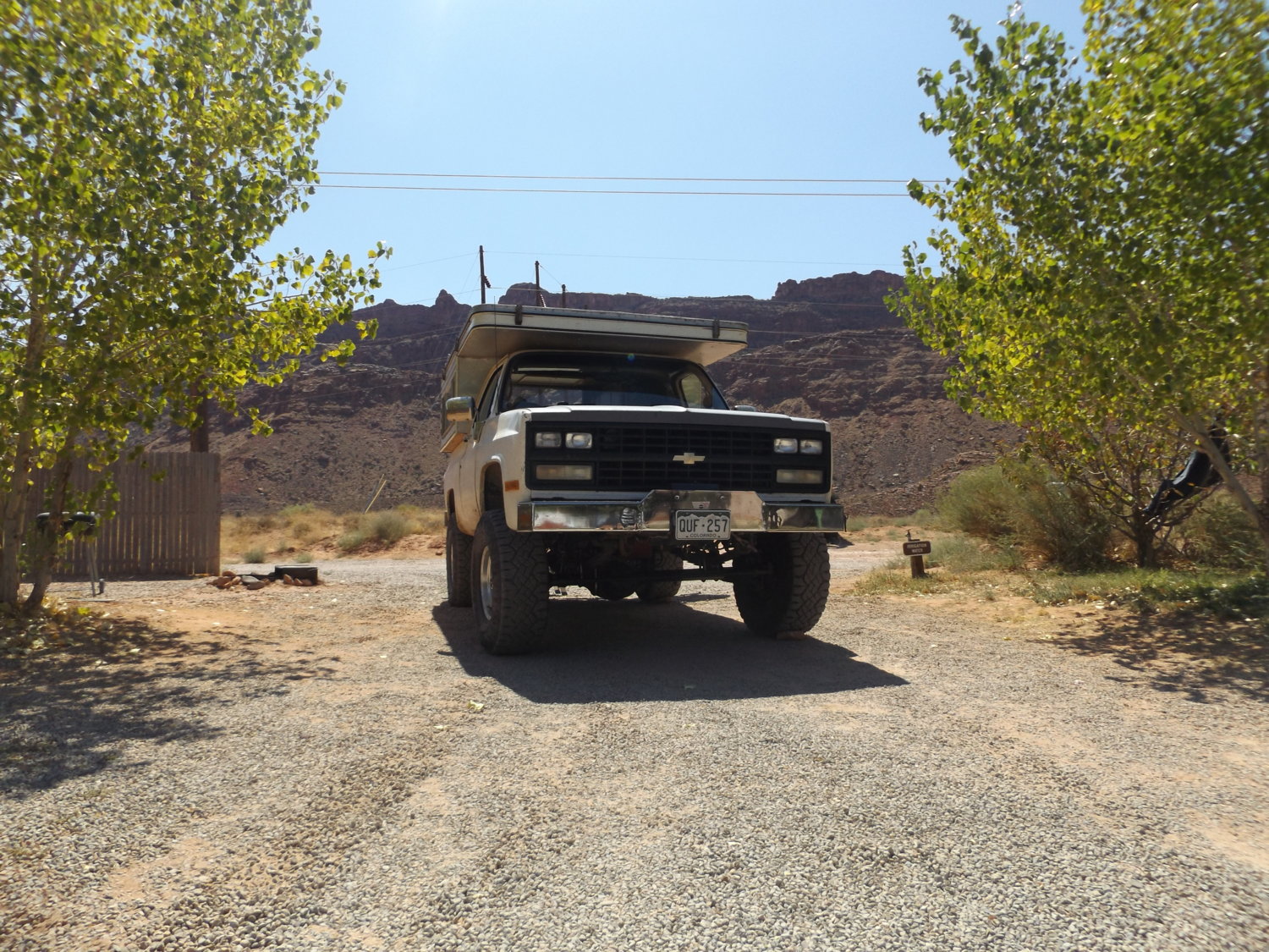 parked in moab
