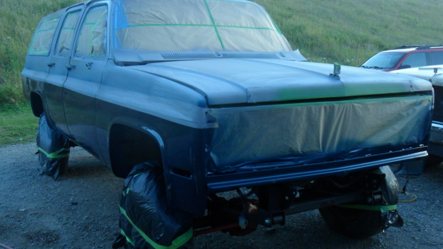 passenger side blue