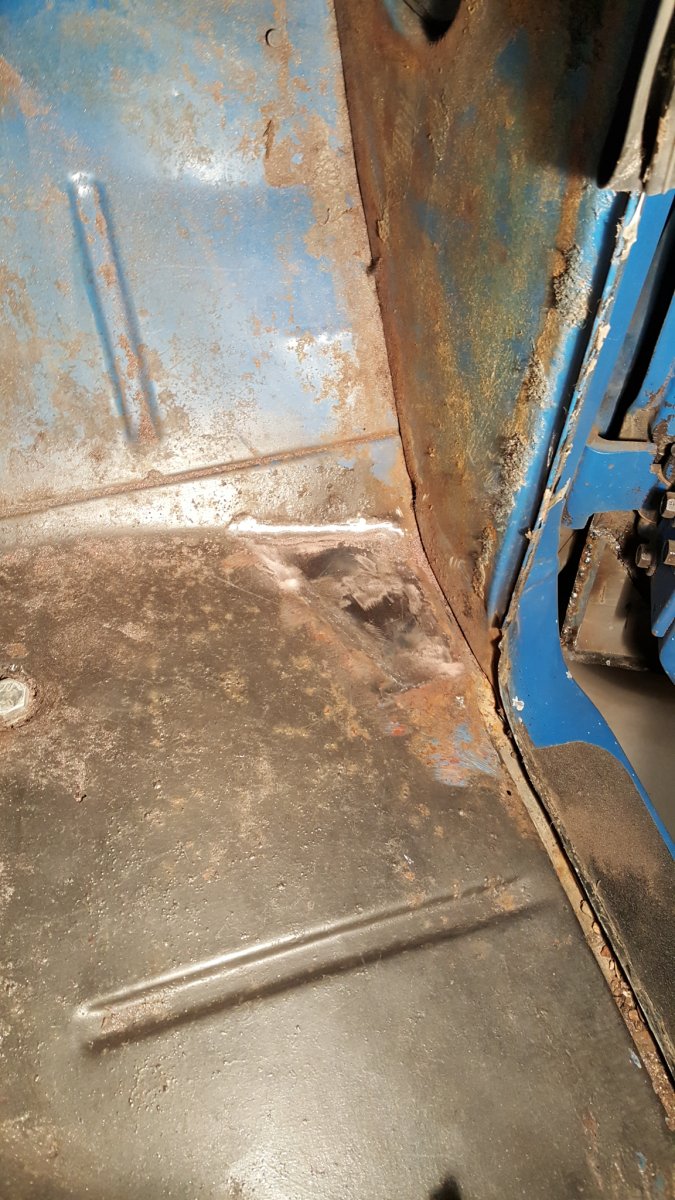 passenger side footwell 2