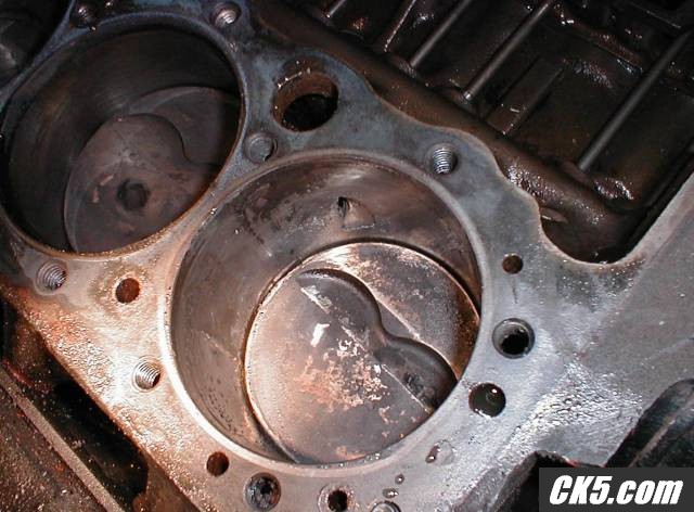 piston hole