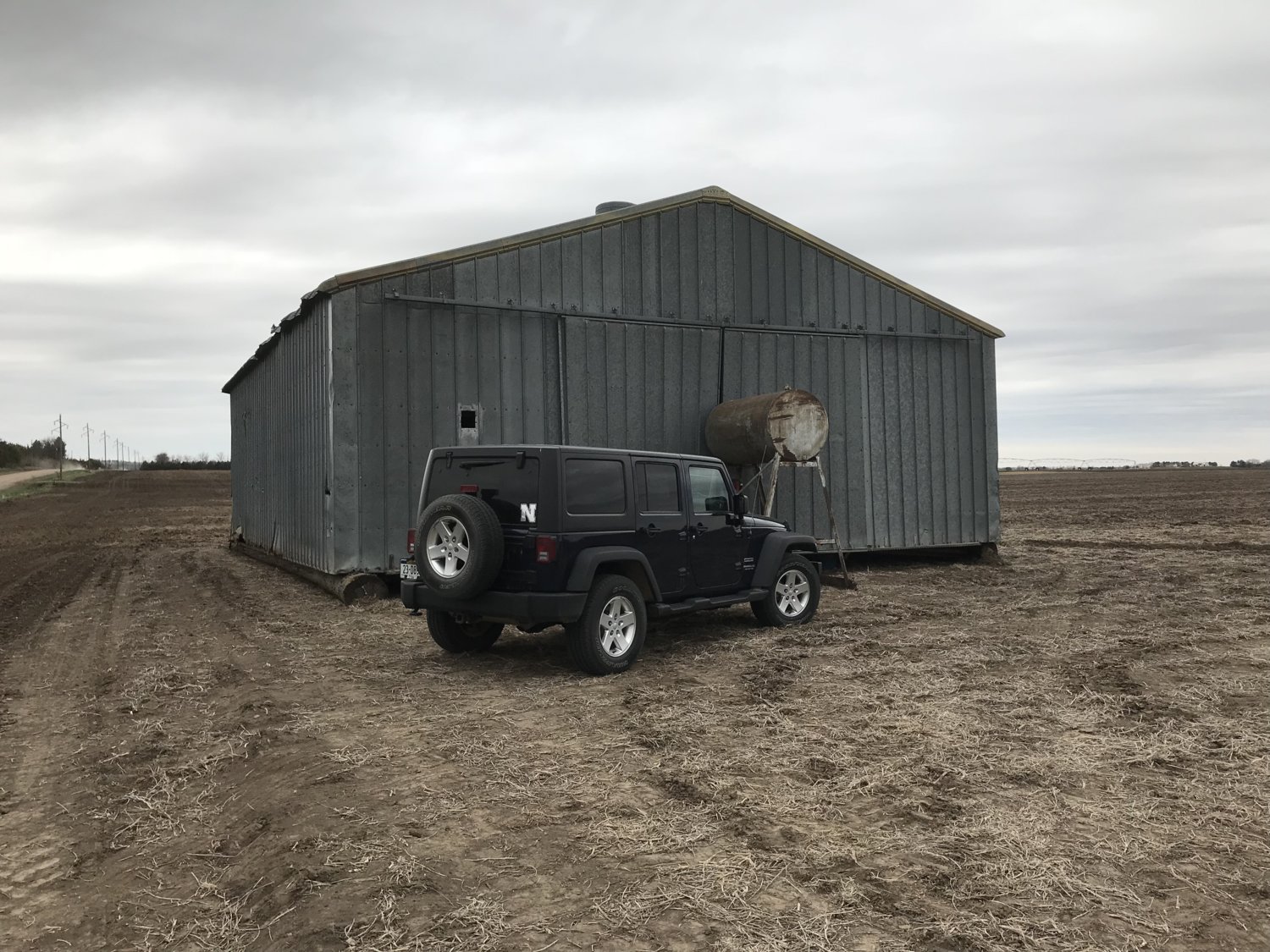 Posing Jeep.