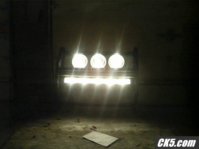 Pushbar and lights