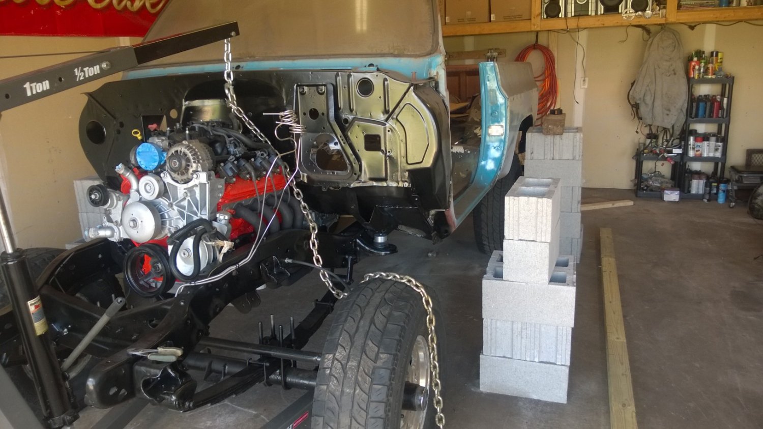 Putting body on