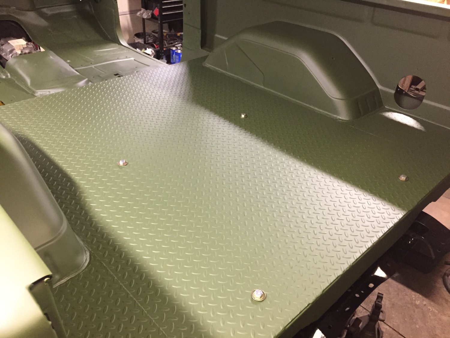 Rear floor