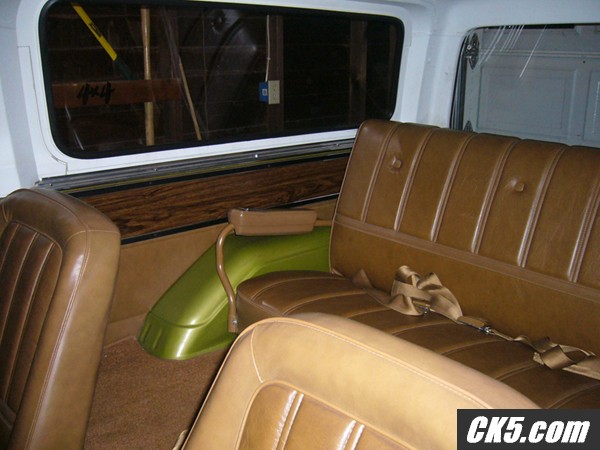 Rear interior