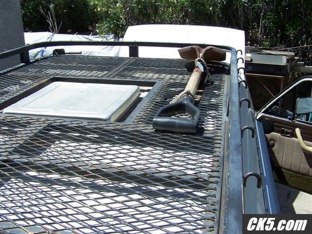 roof rack of camper