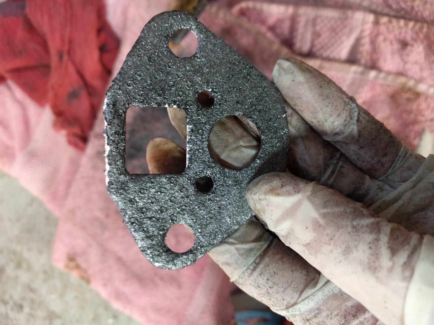 Scraping Down Plate