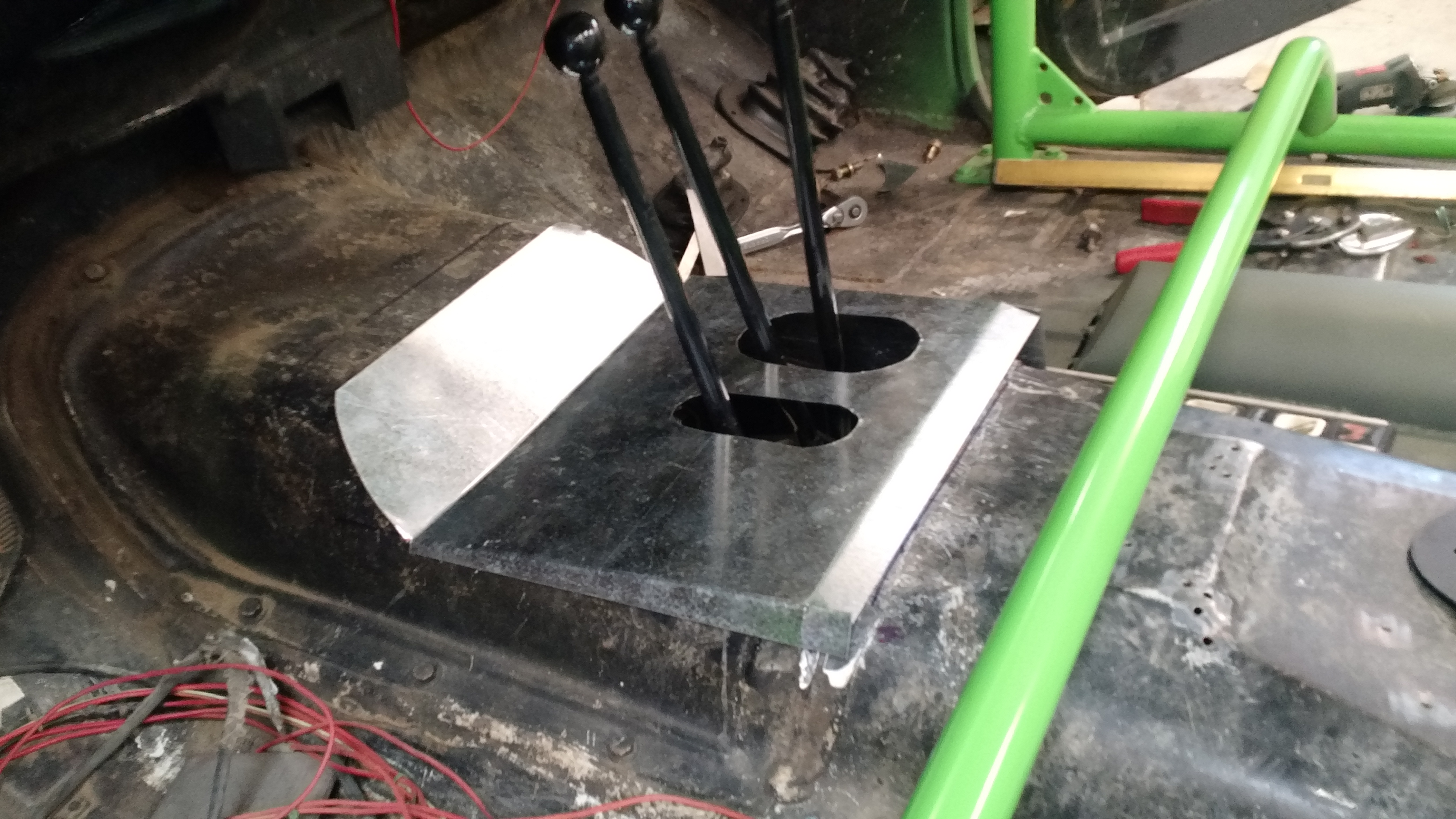 Shifter hole