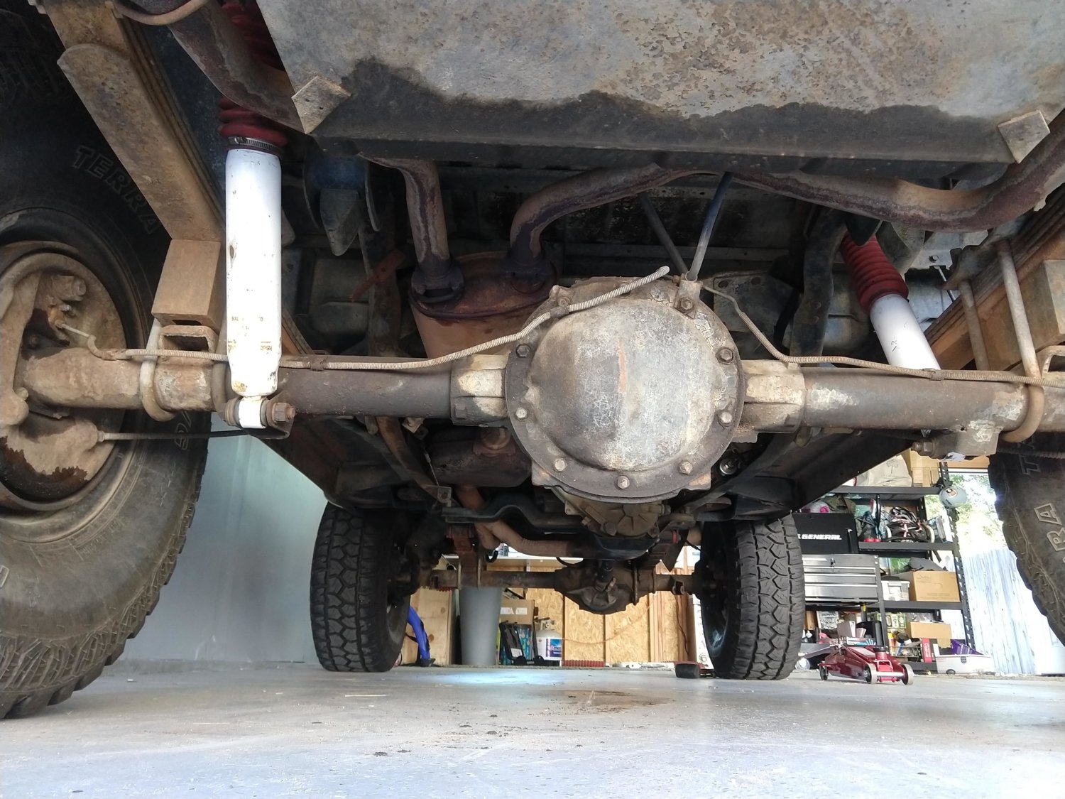 Shorties installed in rear