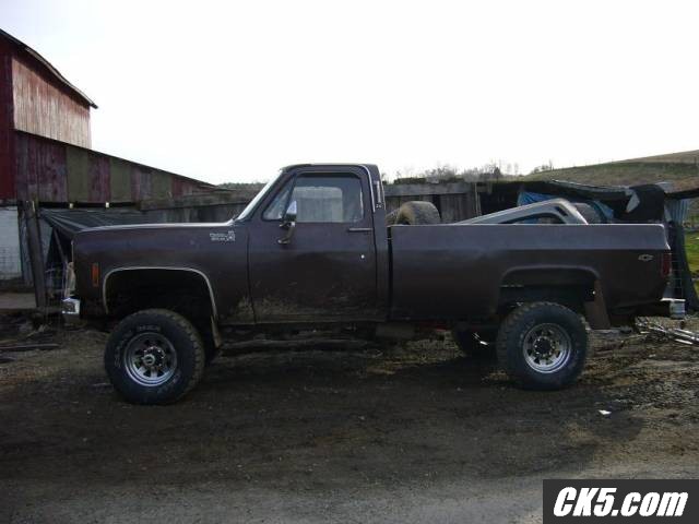 side shot up at the farm