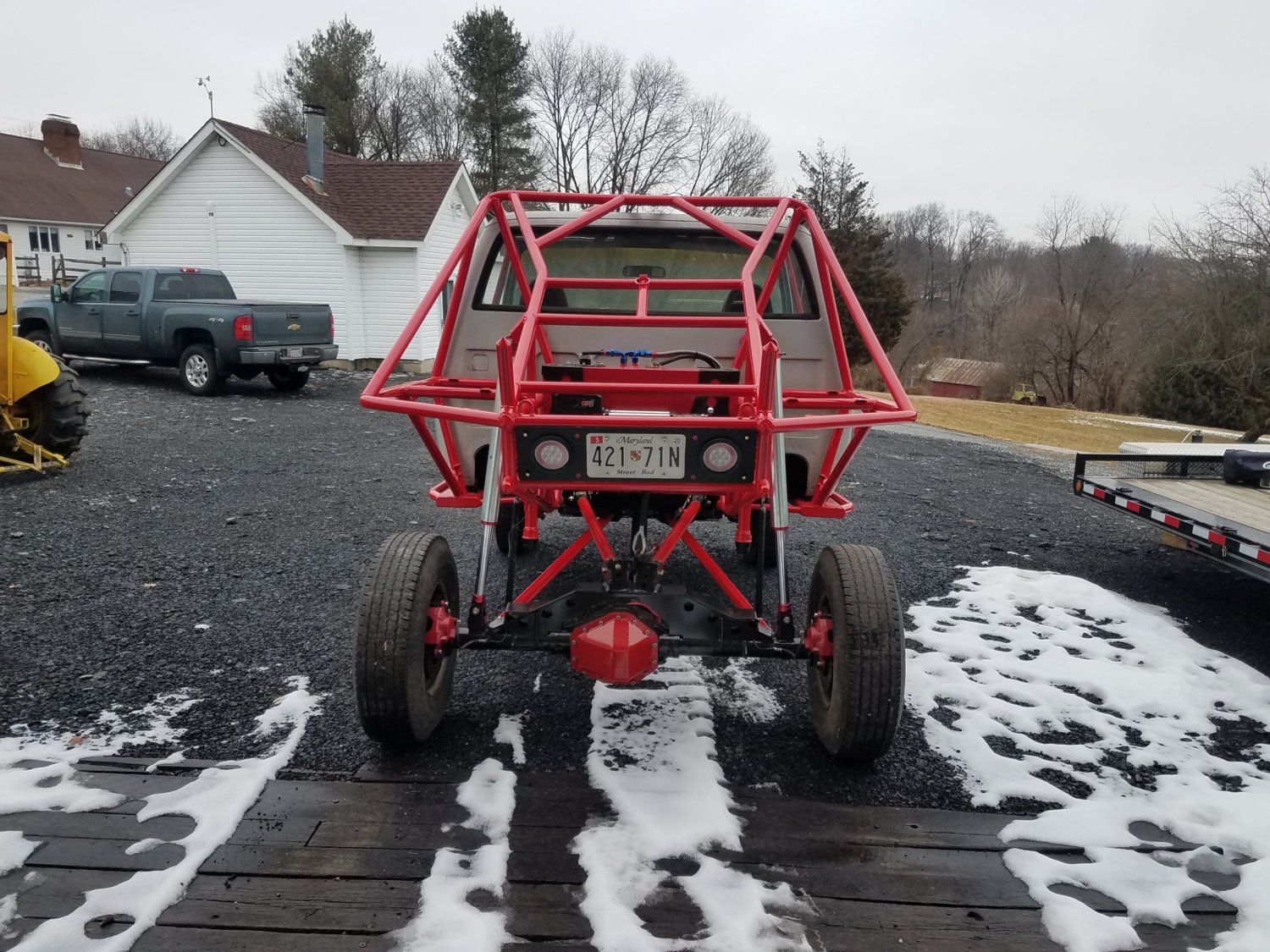 small tires rear