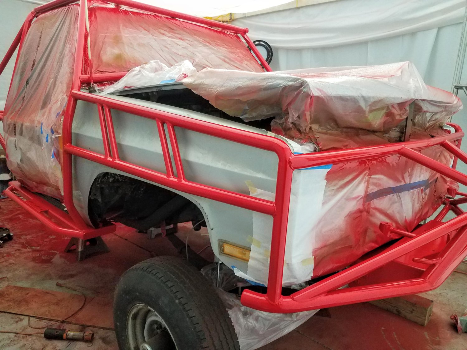 some masking pulled