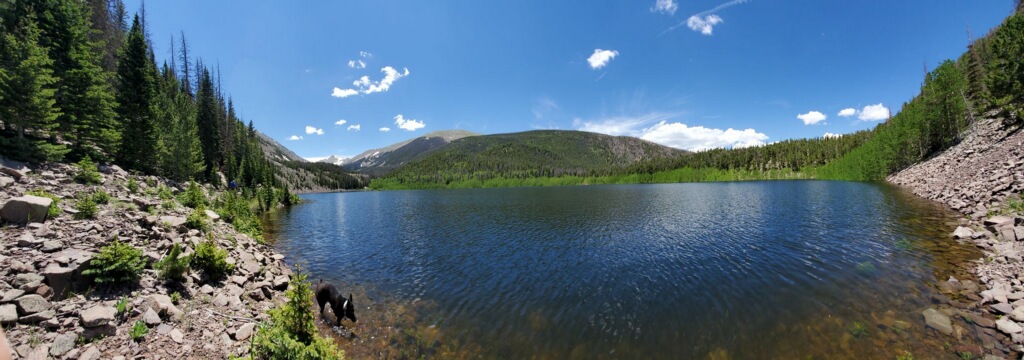 South end of the lake