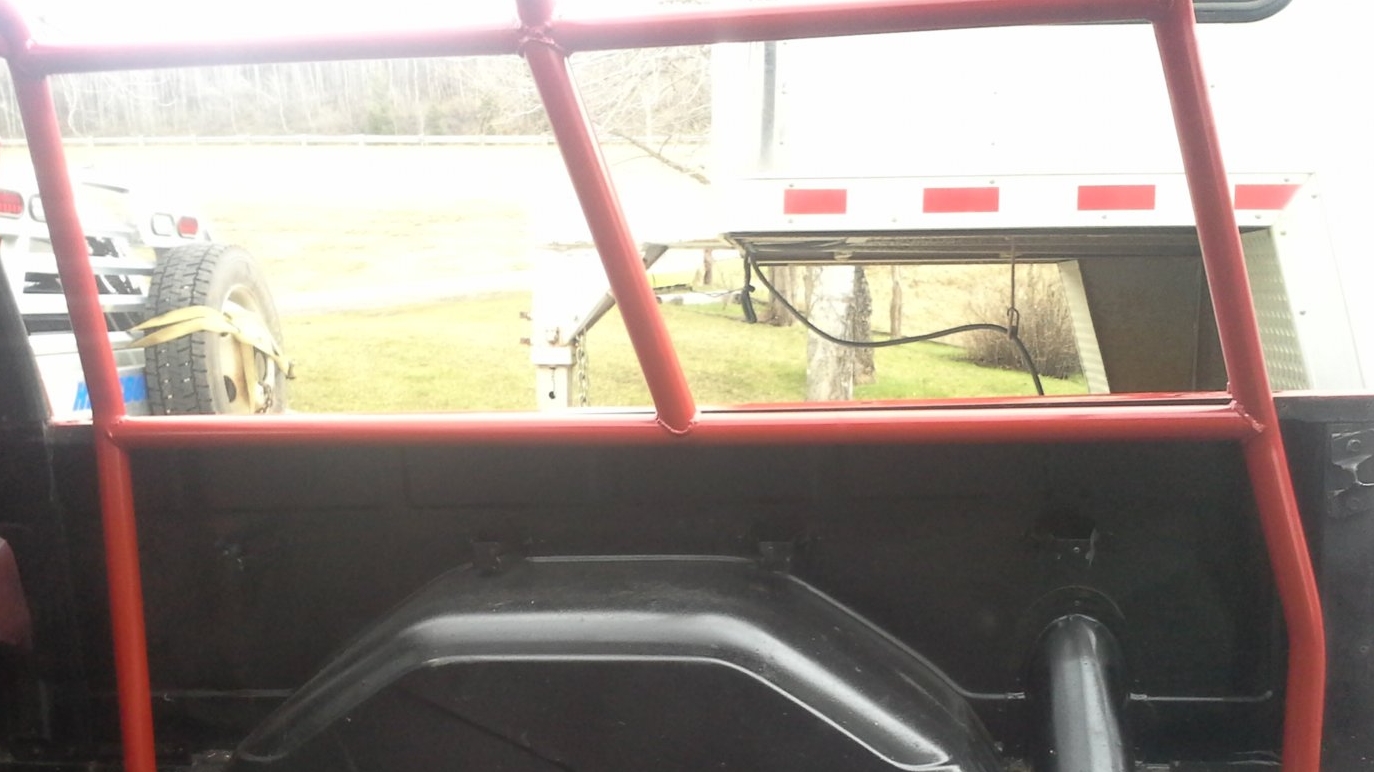 sprayed with Rino truck bed liner