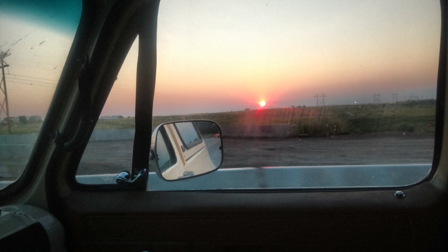 Squarebody sunrise.