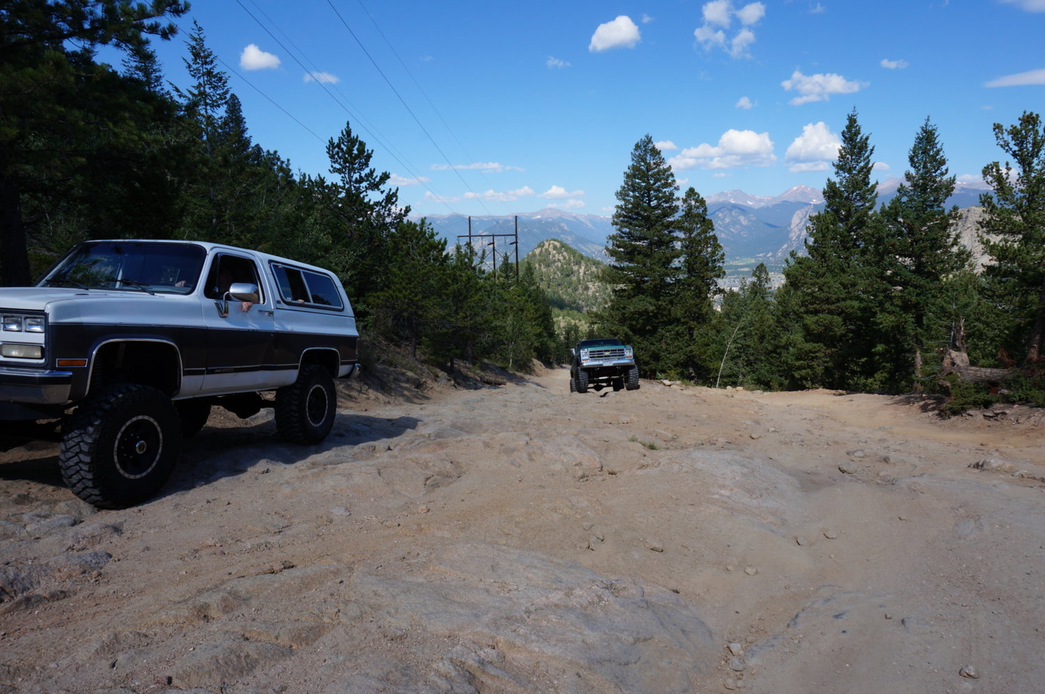 Start of Pole Hill