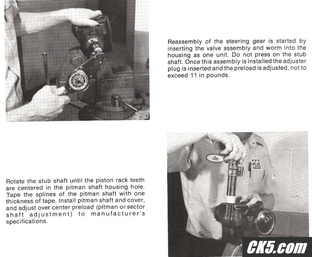 Steering Box rebuild