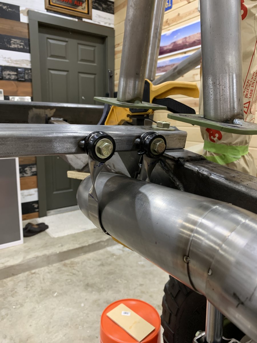 Straps & Xmember Installed