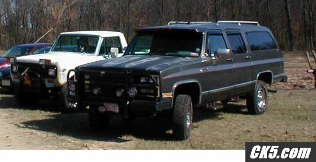 suburban (and friend)