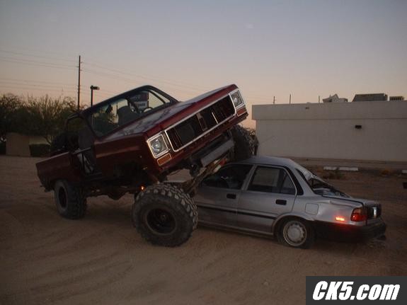 taking it to the crusher!