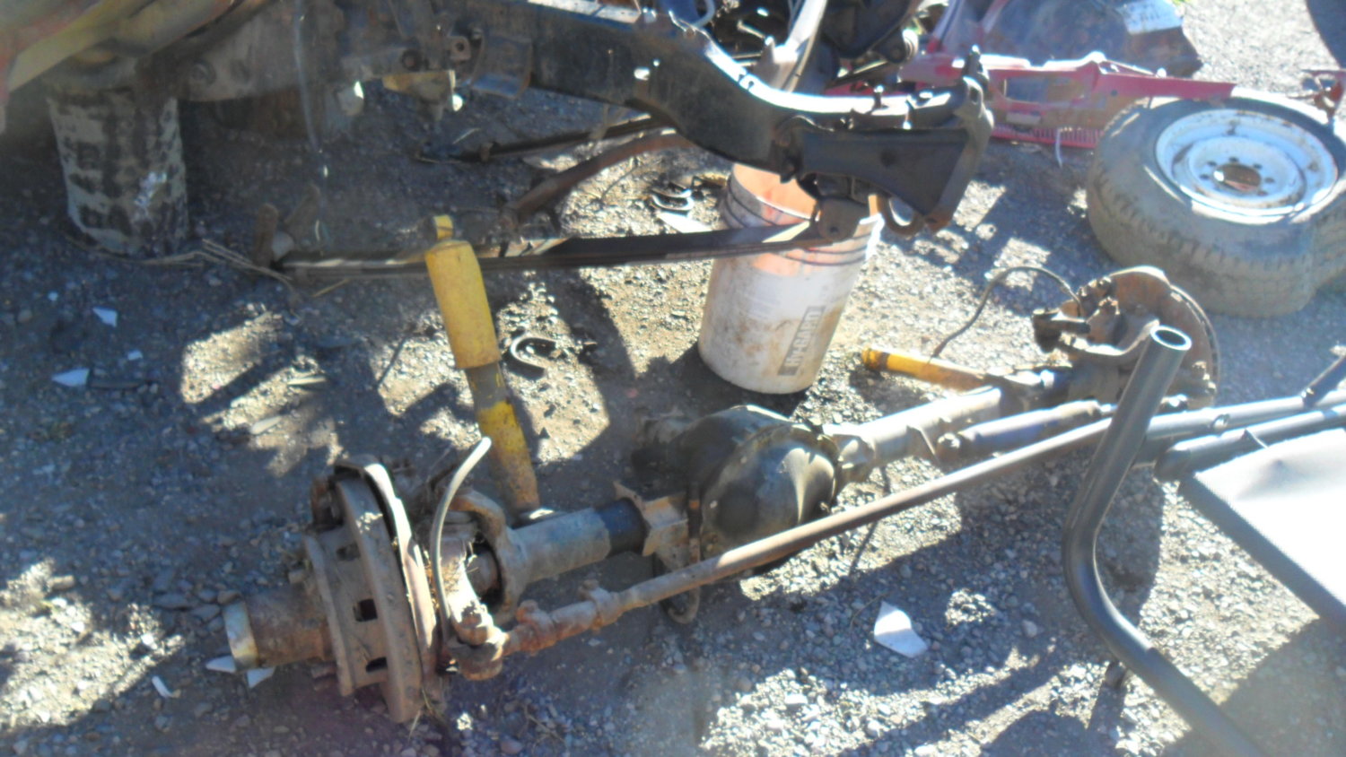 the 30 spline 10 bolt 8 lug front had a bent tube, but could be straightened