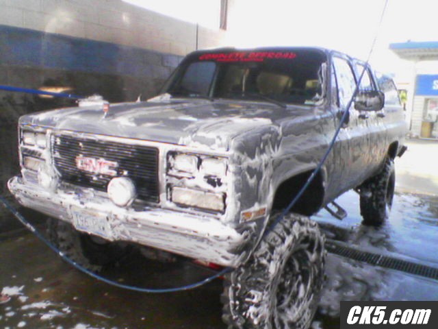 the sub yesterday at the carwash