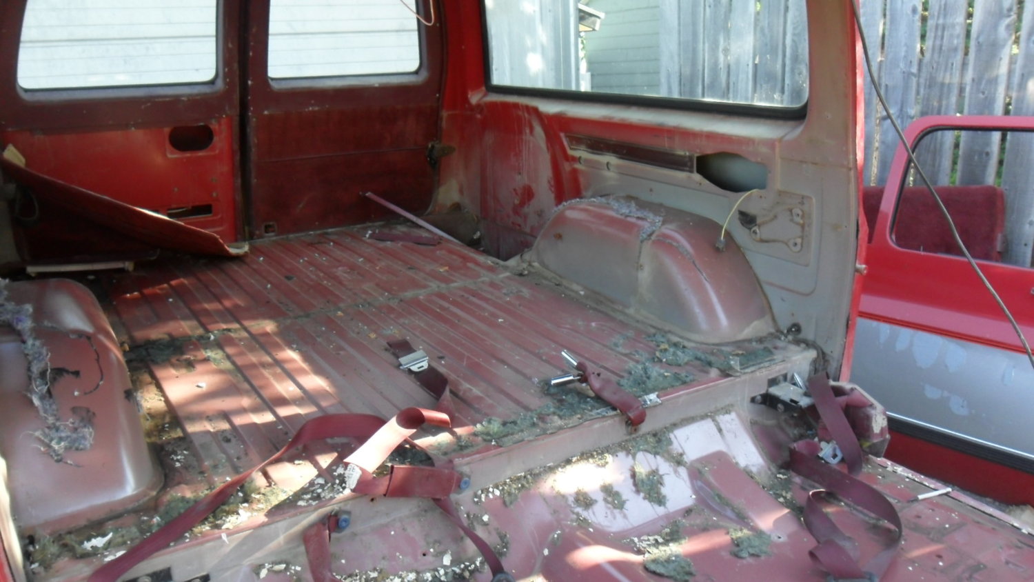the tub of the 3/4 ton sub was really good though...Floors were not rusted at all