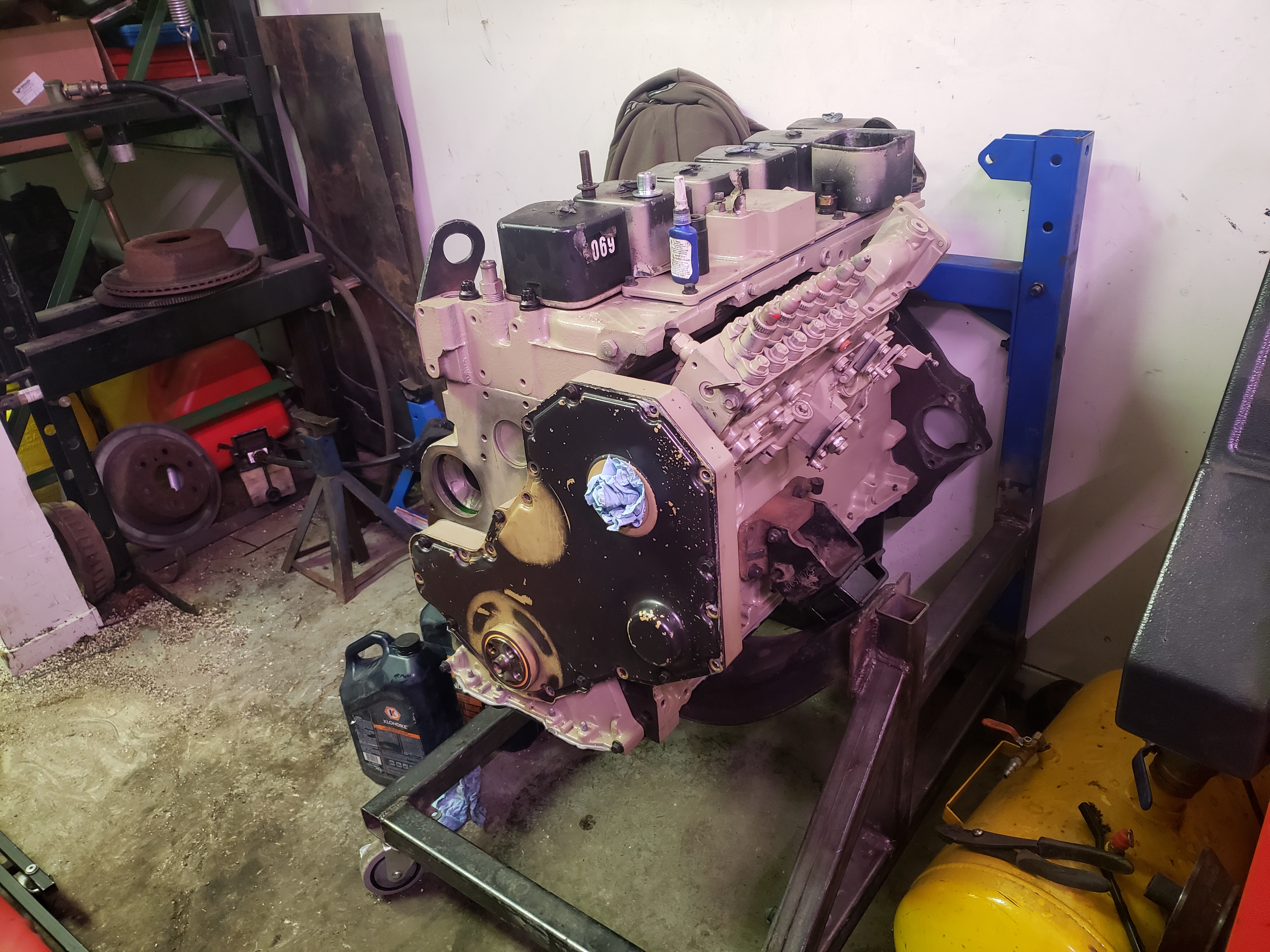 Timing Cover On