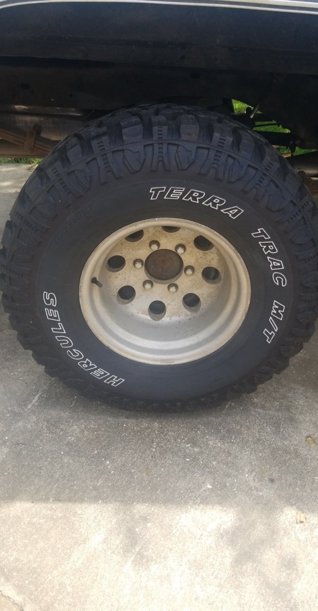 Tire wheel combo