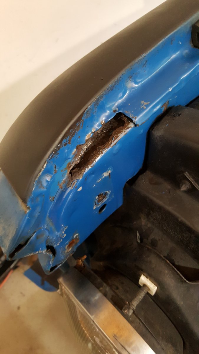 top of fender