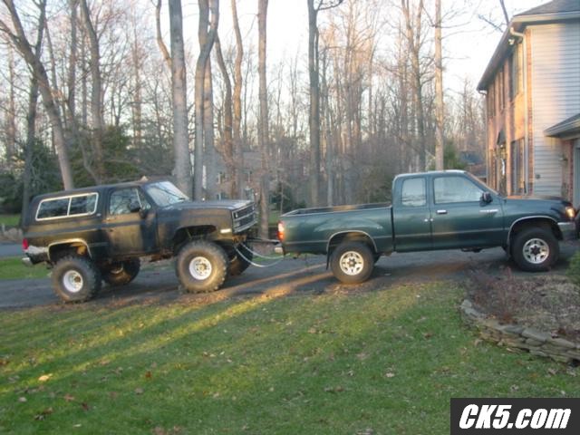 towed