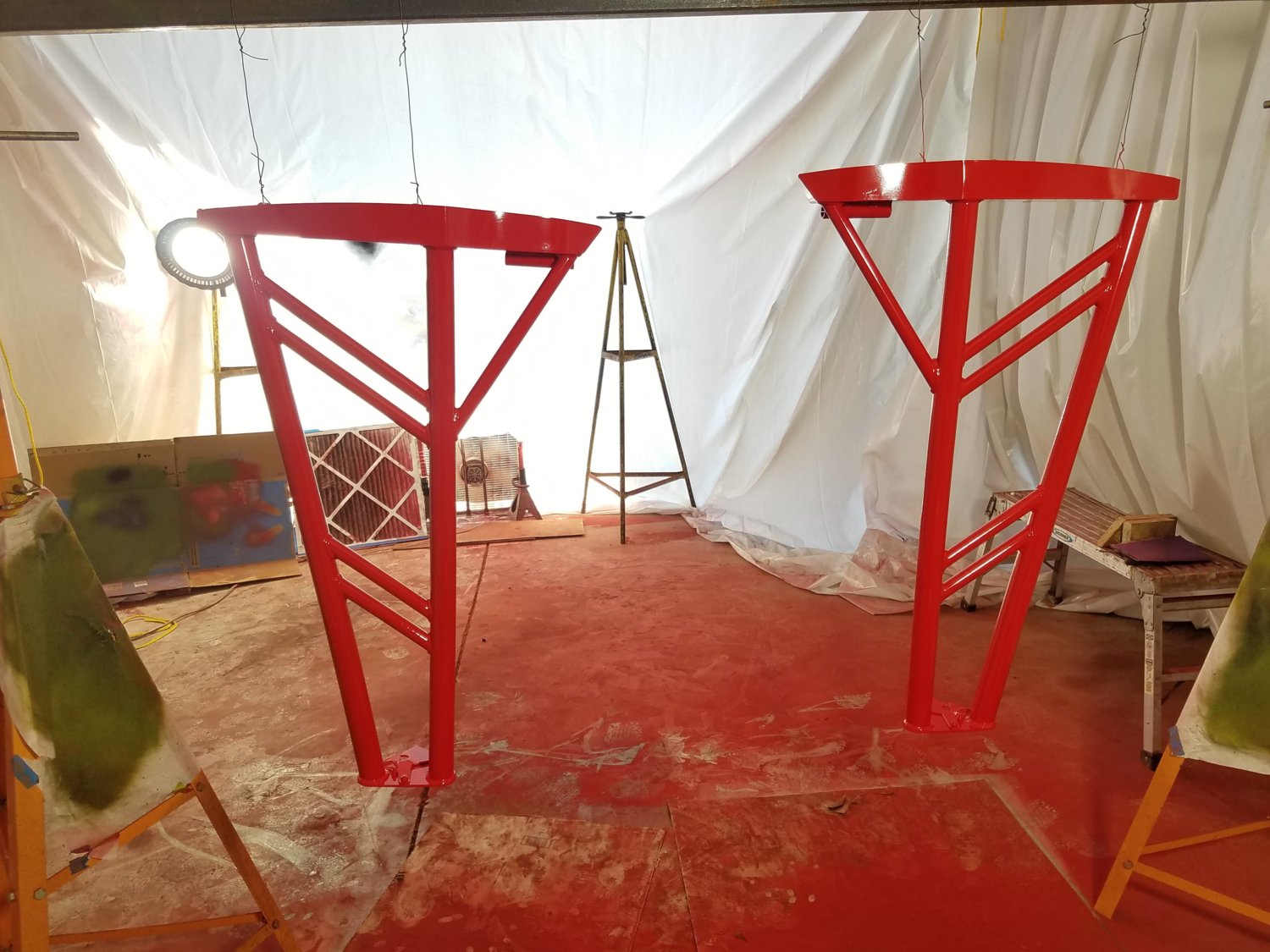 tube doors painted