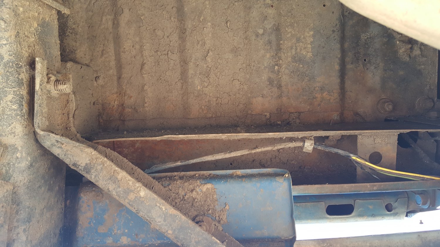 underneath rear cargo floor 2